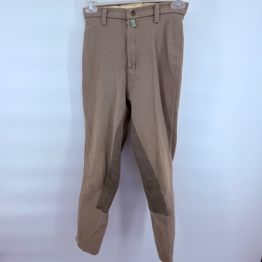 Devon Aire Full Seat Riding‎ Breeches Womens 26L Tan Vintage Equestrian Pants